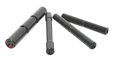 Cross Armory CRG4PSBK Glock Gen4 Dimpled 4-Pin Set, Black 4140 Steel Pistol