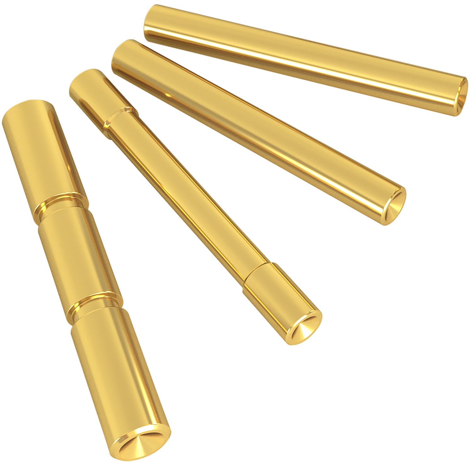 Cross Armory CRG4PSGD Glock Gen4 Dimpled 4-Pin Set, Gold 4140 Steel Pistol