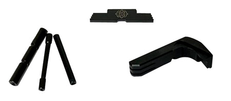 Cross Armory Glock Gen4 Extended Pin Set/Mag Catch/Slide Lock Kit Black