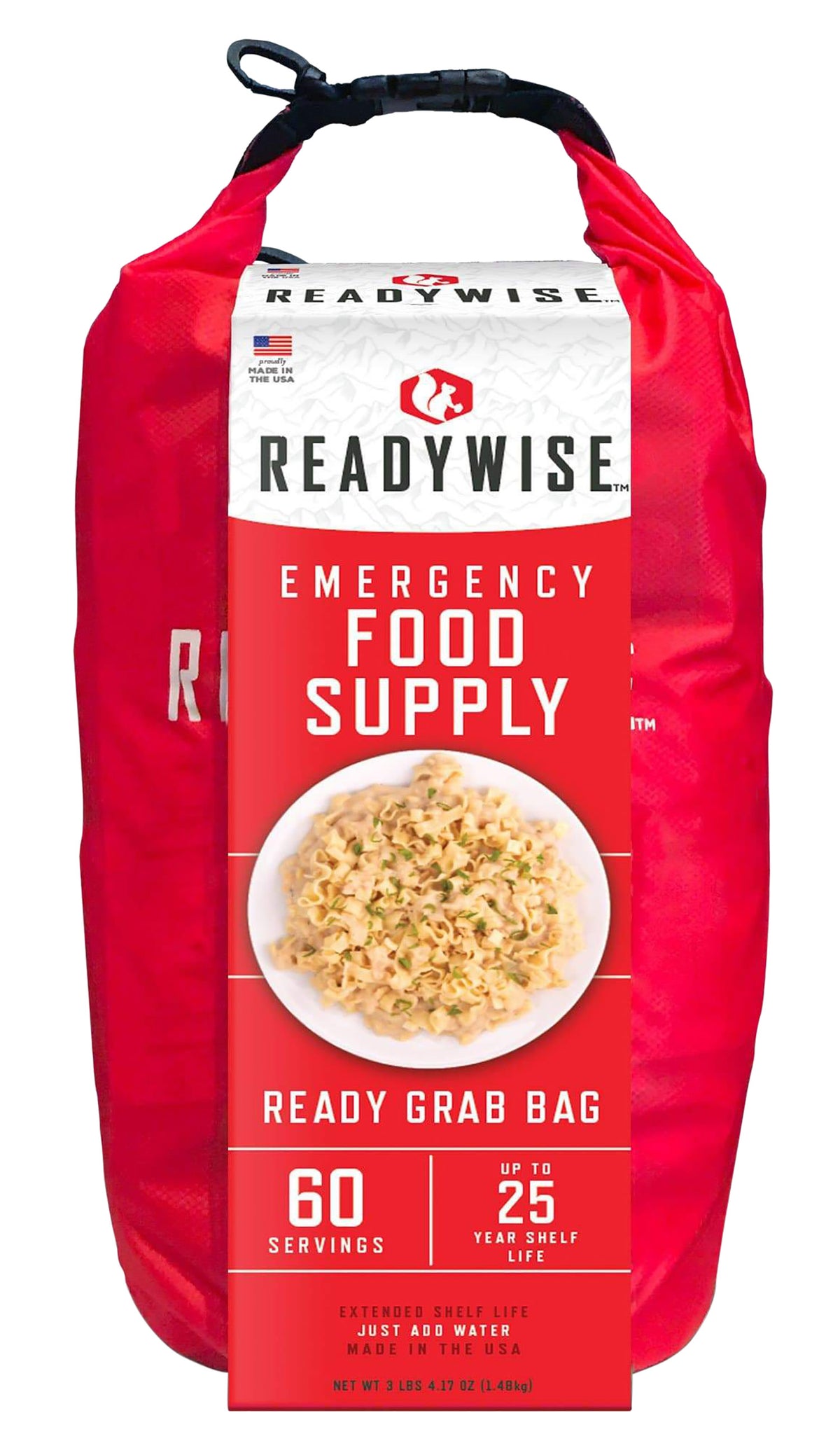 ReadyWise RW01641 Emergency Food Bag 60 Servings 13,920 Calories