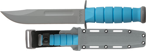 KA-BAR USSF Space-Bar 7" Fine Edge Knife with Sheath Black/Blue