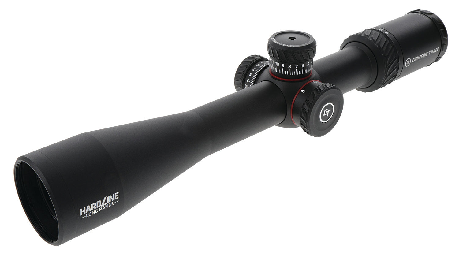 Crimson Trace Hardline Black Anodized 30mm 4-16x42mm BDC Long Range Reticle Riflescope