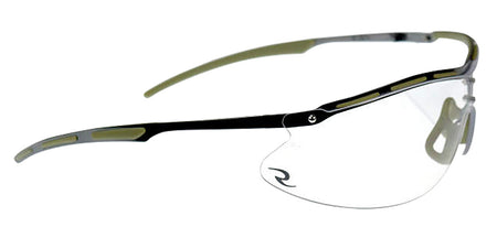 Radians Bravo CSB1011CS Clear Polycarbonate Lens Ballistic Shooting Glasses Black Frame
