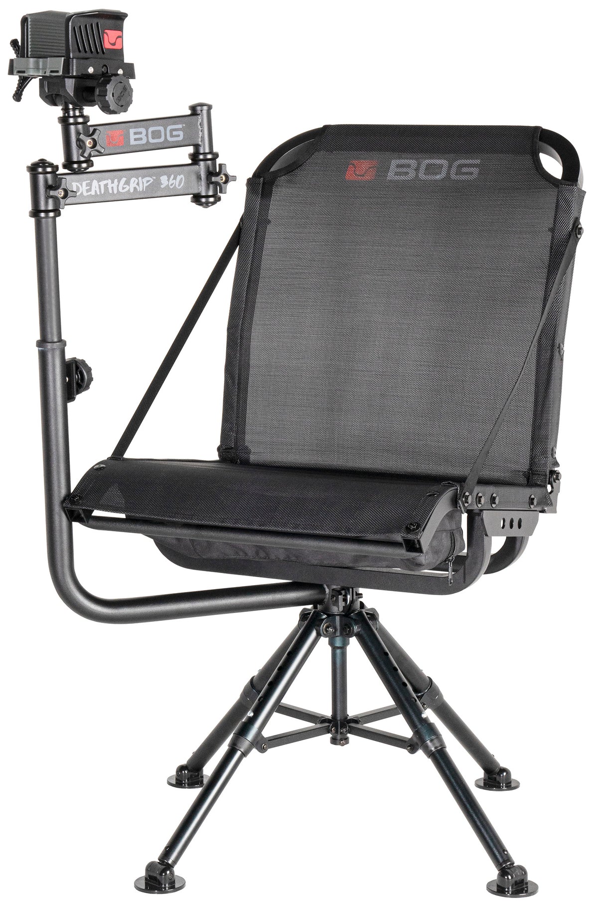 Bog-Pod 1134447 360 Shooting Chair Rest Black Aluminum Extendable Legs 400lbs