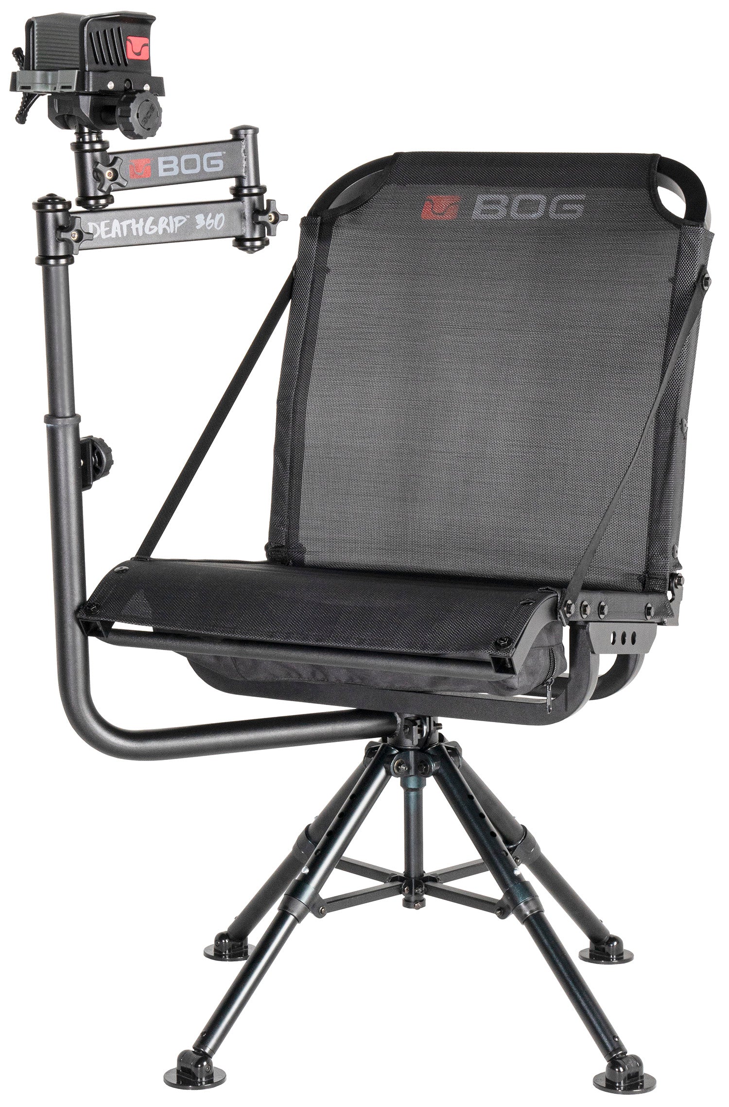 Bog-Pod 1134447 360 Shooting Chair Rest Black Aluminum Extendable Legs 400lbs