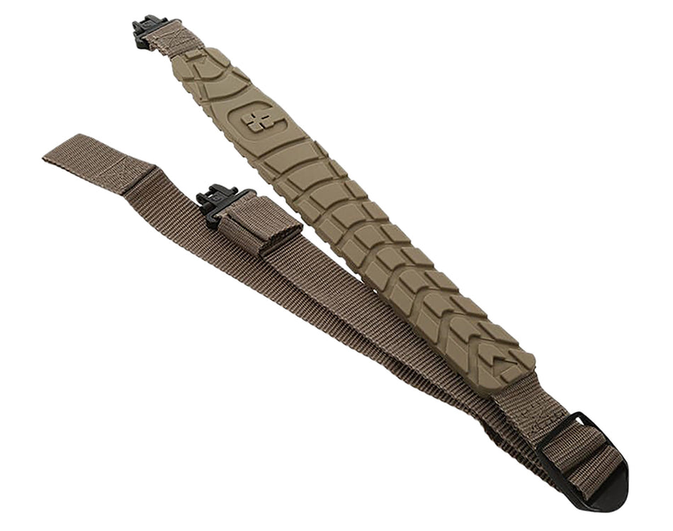 Caldwell 1131996 Max Grip Slim Adjustable Rifle Sling FDE with Quick Detach Swivels