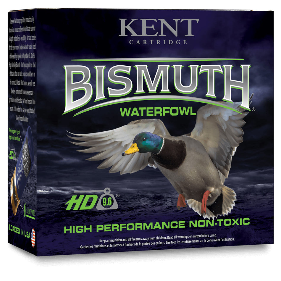 Kent Cartridge B123W405 Bismuth Waterfowl 12 Gauge 3" 1-3/8oz 5 Shot 1450 fps 656308111827