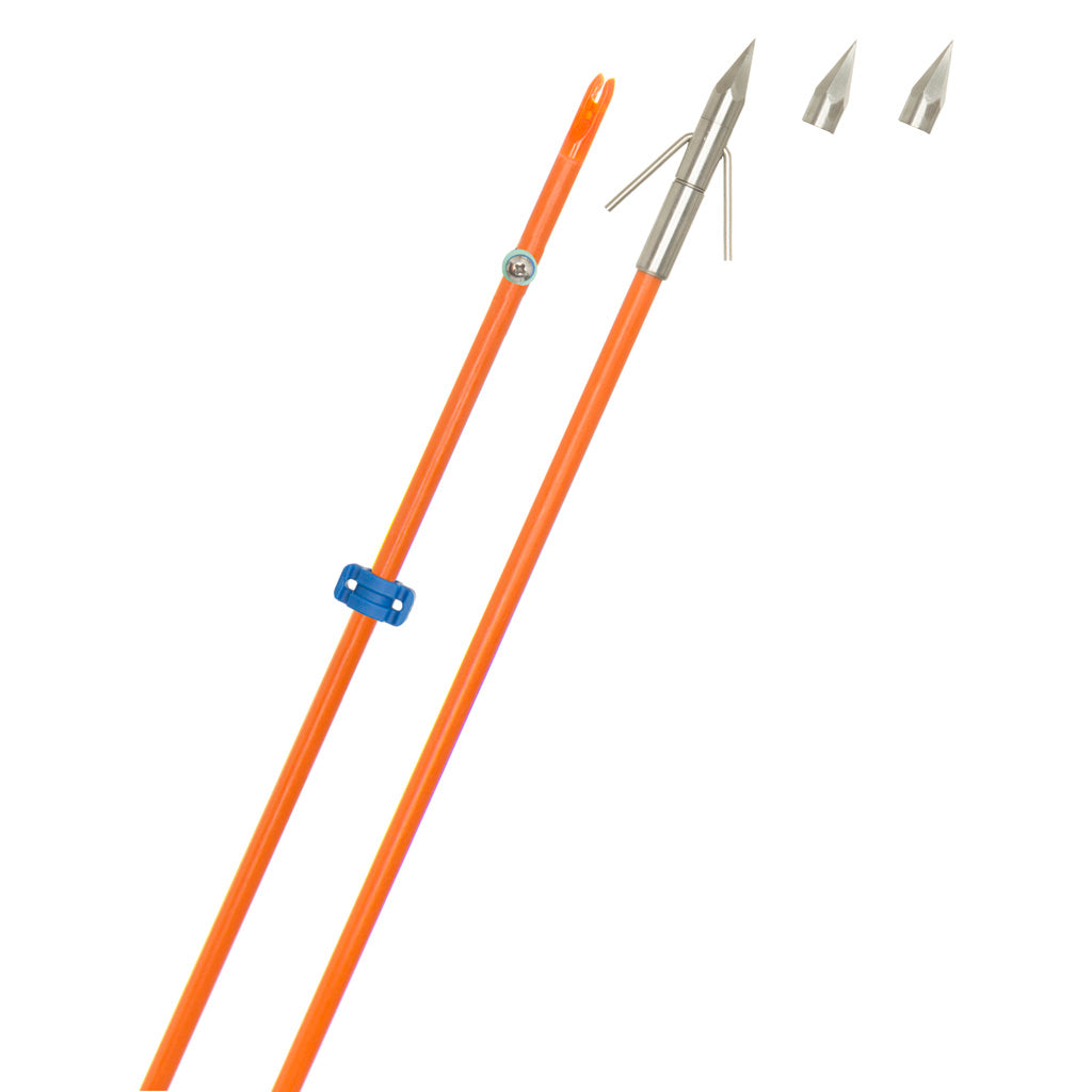 Fin Finder Raider Pro Bowfishing Orange Arrow Big Head Pro Point