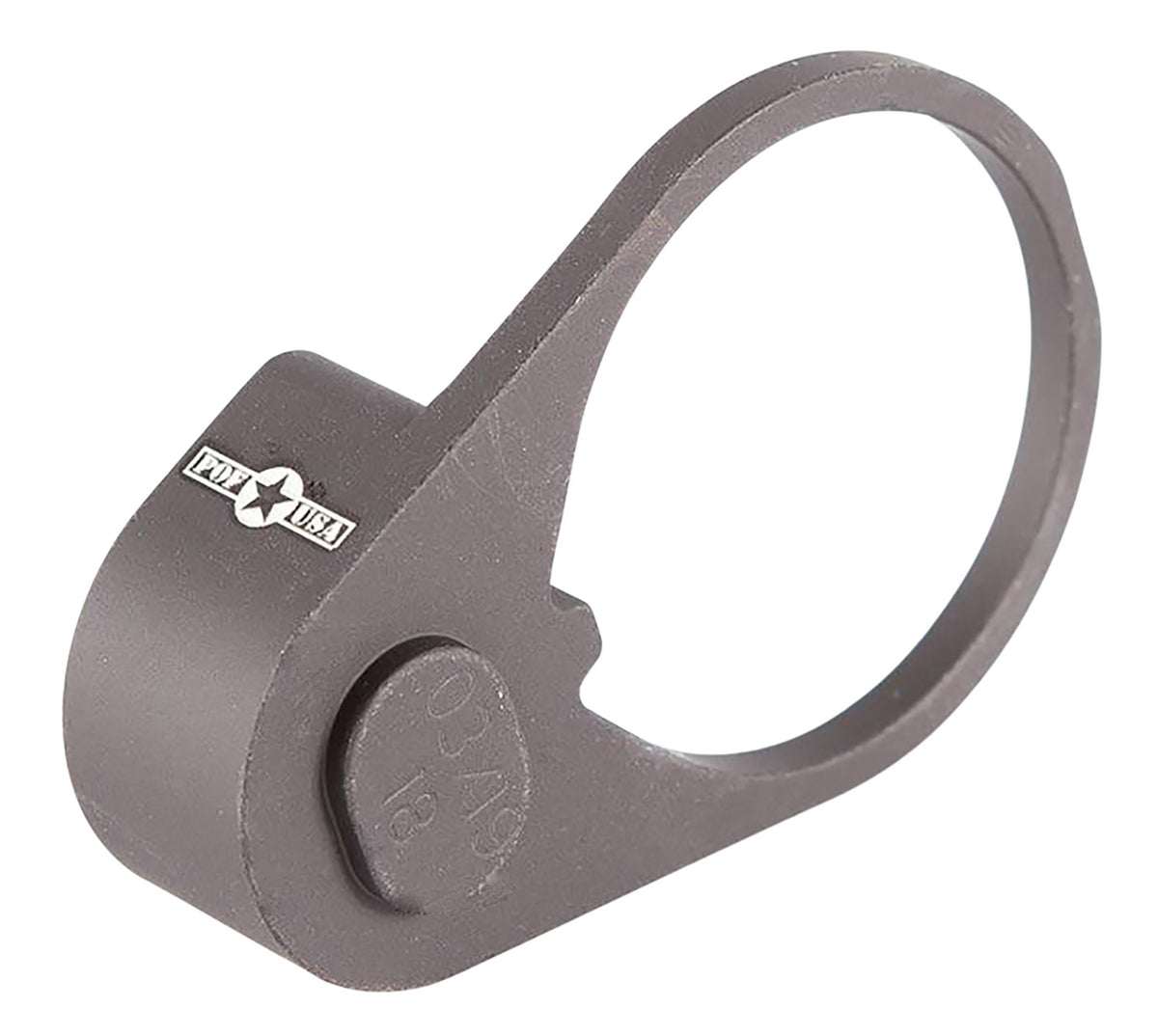 Patriot Ordnance Factory 01606 QD End Plate Low-Profile Anti-Rotation Sling Mount Black