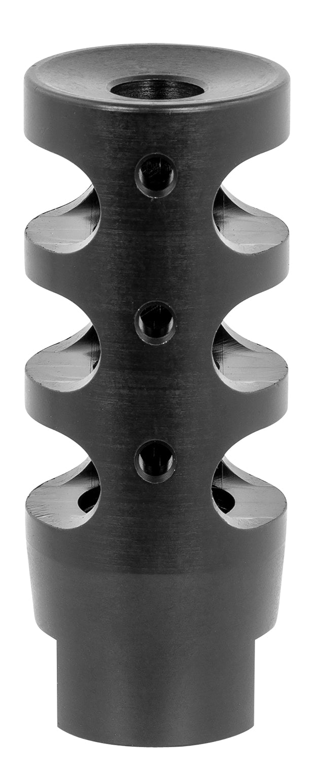 TacFire Compact Compensator MZ10023BN 308 Win Black Nitride Steel 2.50" OAL 5/8"-24 TPI