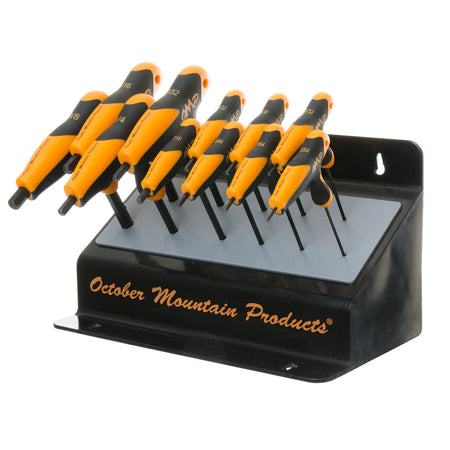 October Mountain Pro Shop Hex Wrench Set Bench or Wall Mount