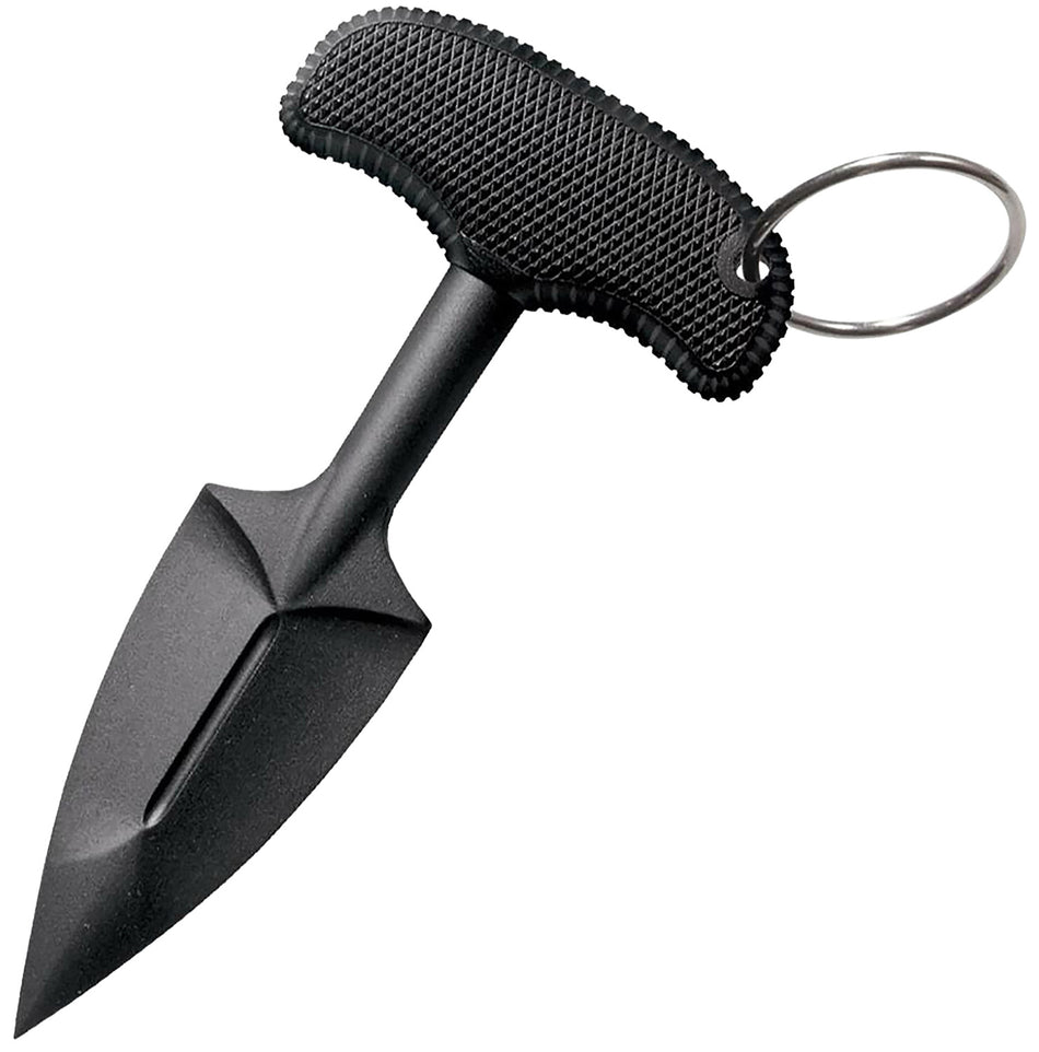 Cold Steel 92FPB FGX Nightshade Push Blade II 2.25" Fixed Plain Black Griv-Ex Blade with Black Kray-Ex Handle