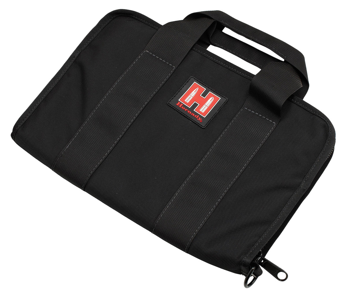 Hornady 99117 Black/Red Cordura Soft Pistol Case 1 Handgun Capacity