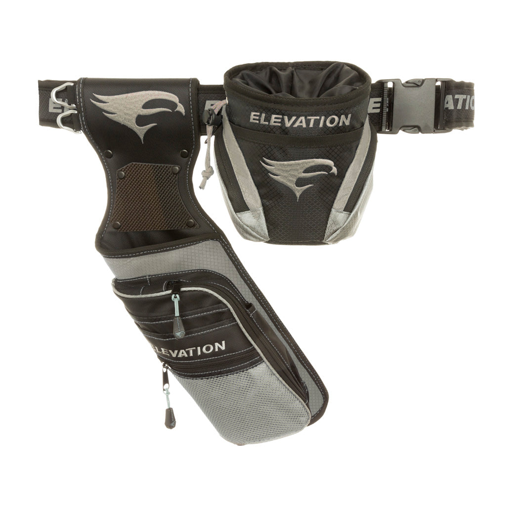Elevation Nerve Field Quiver Set Silver RH with Belt and Release Pouch