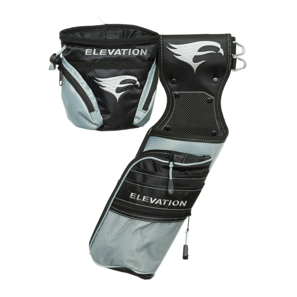Elevation Nerve Field Quiver Set Silver LH with Belt and Release Pouch