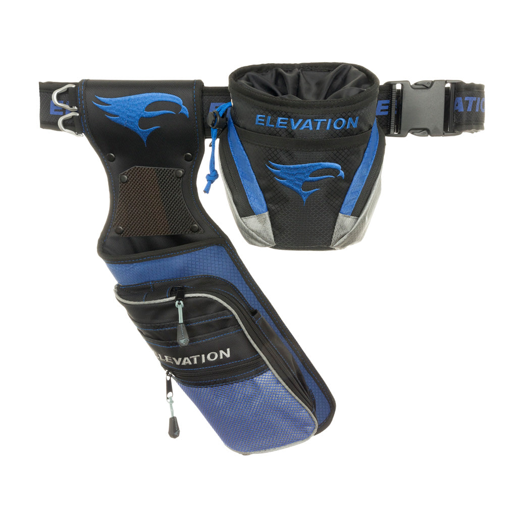 Elevation Nerve Field Quiver Set Blue RH with Belt and Release Pouch