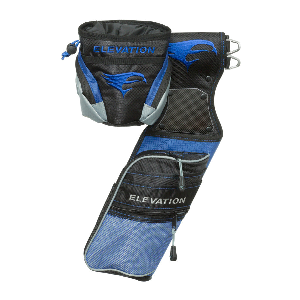 Elevation Nerve Field Quiver Set Blue LH with Belt and Release Pouch