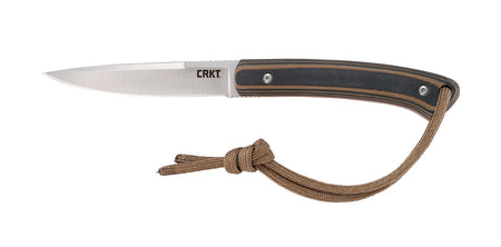 CRKT 2382 Biwa Lightweight Hunting Fixed Blade Knife 3.02" 8Cr13MoV Satin Blade G10 Handle