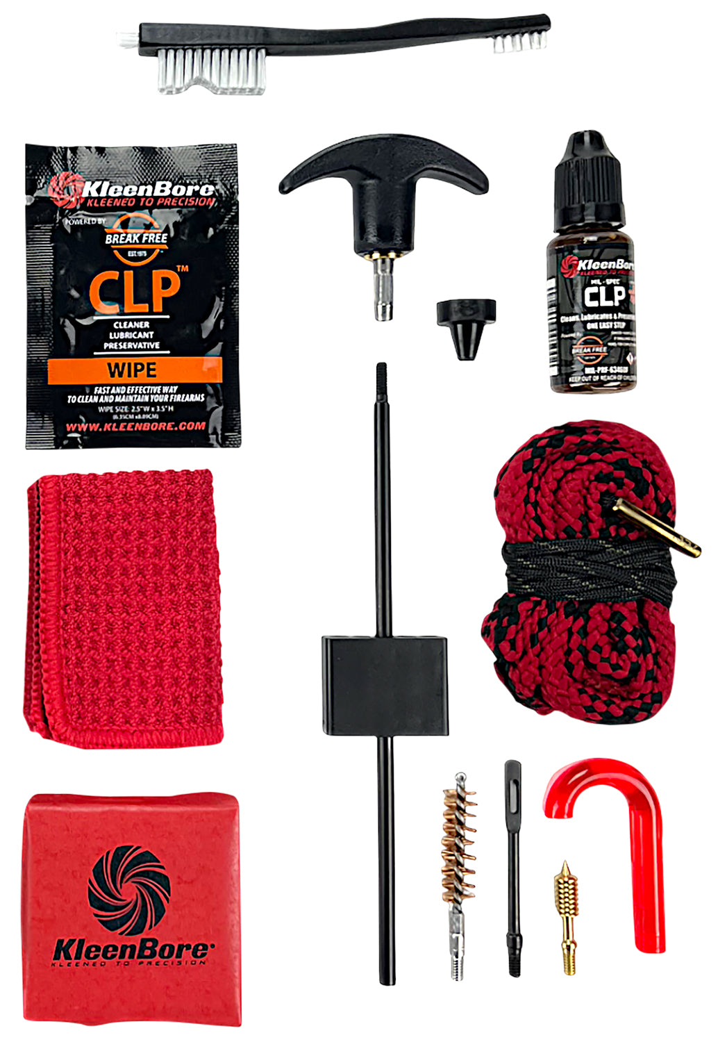 KleenBore KDS9 Dual Kleen Cleaning Kit .38/.357/9mm Handgun Rod & Rope Cleaner