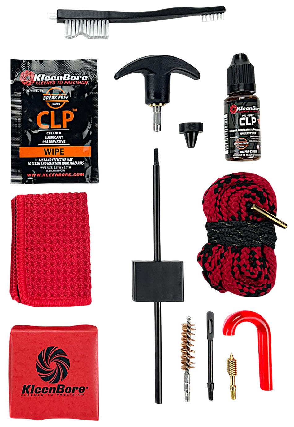 KleenBore KDS9 Dual Kleen Cleaning Kit .38/.357/9mm Handgun Rod & Rope Cleaner