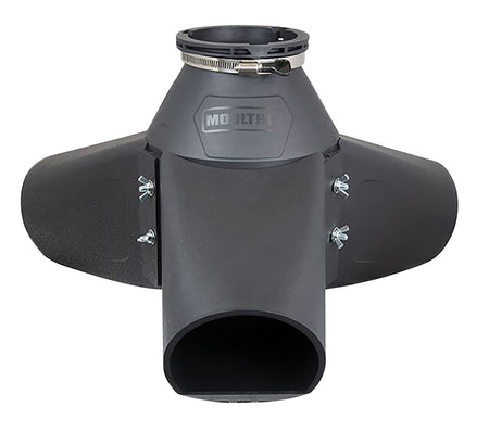 Moultrie MFG13338 Twist-On Gravity Feeder Kit, Adjustable Flow for Corn or Protein, Black