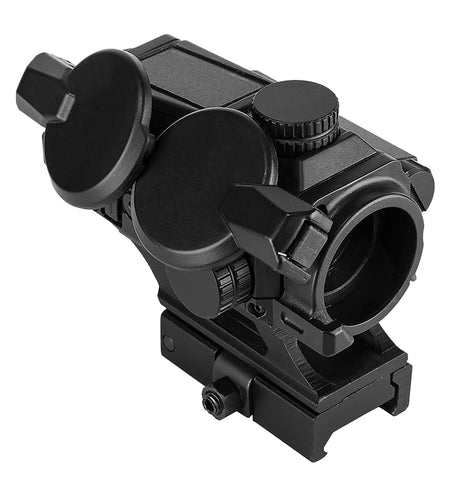 NcStar VDBSOLC Solar Combat Red Dot Optic Black Anodized 1x 4 MOA Quick Release