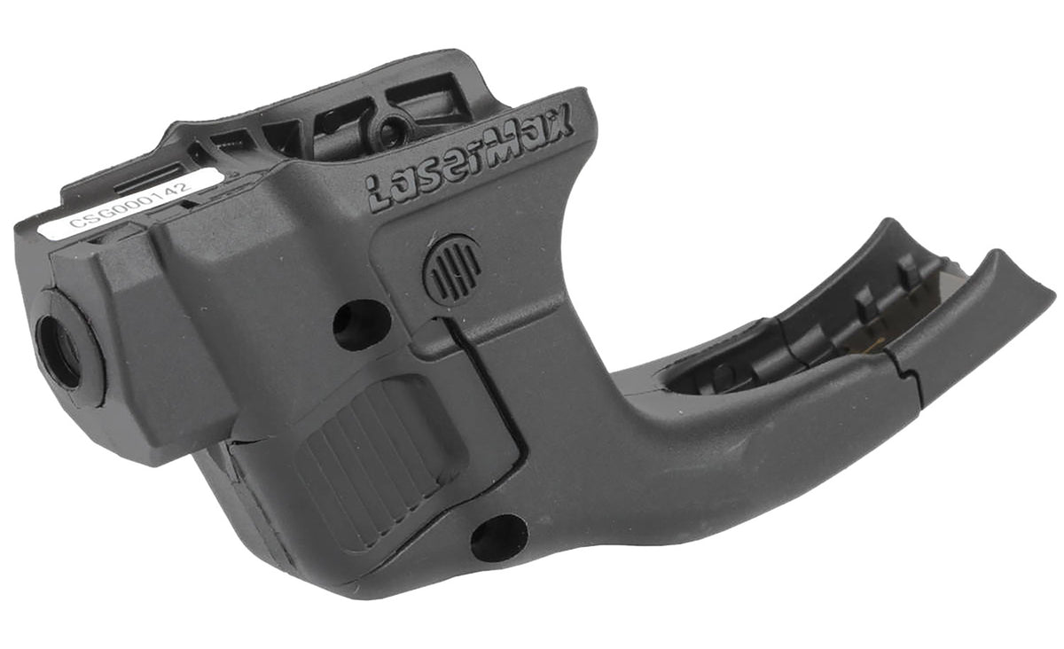 LaserMax S&W Shield Green CenterFire GripSense Laser Sight Black