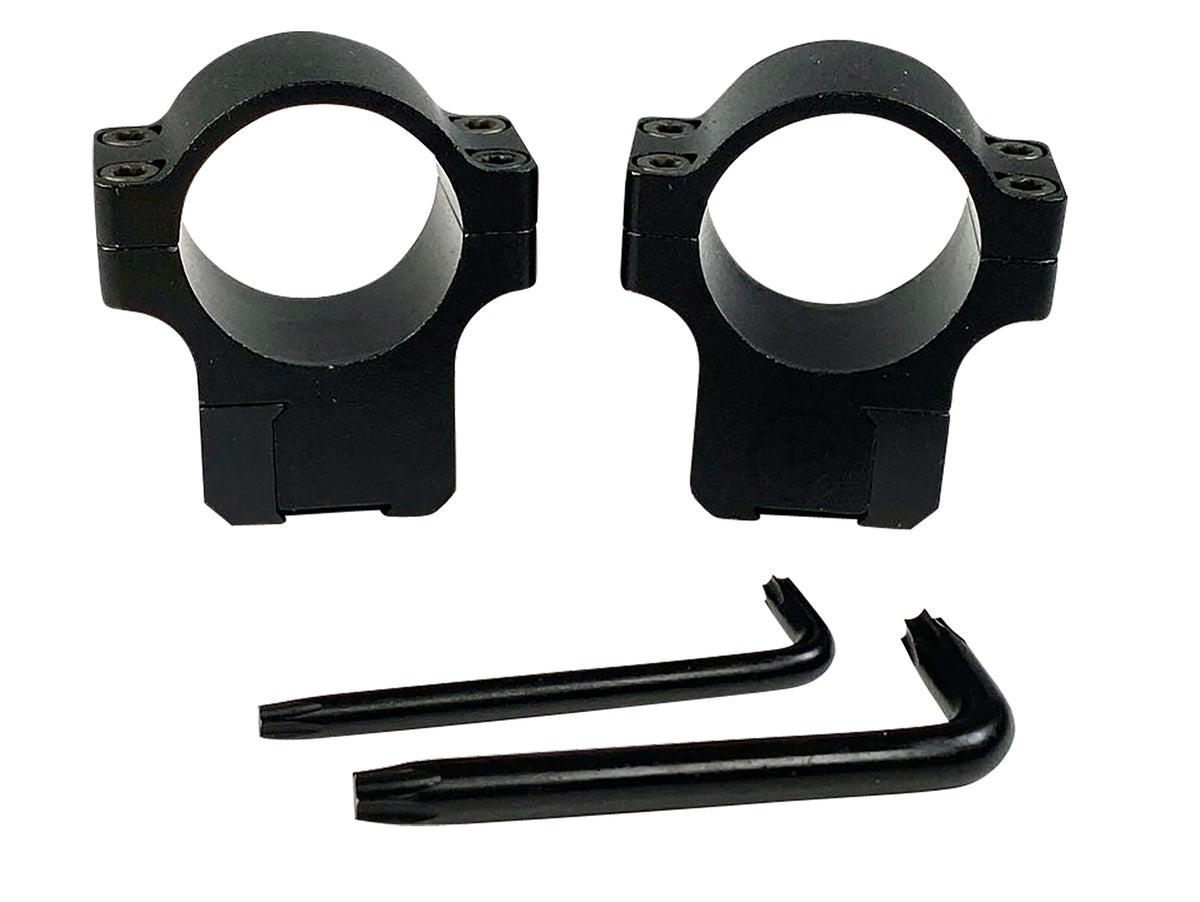 CZ-USA 40086 CZ 457/455 1" Medium Aluminum Scope Rings Black