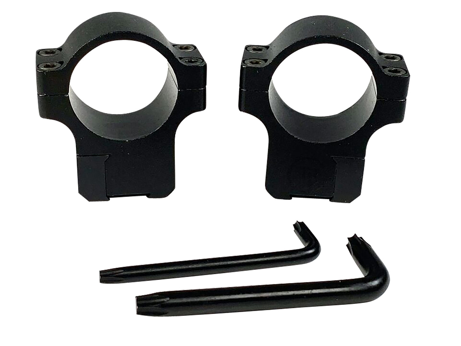 CZ-USA 40086 CZ 457/455 1" Medium Aluminum Scope Rings Black