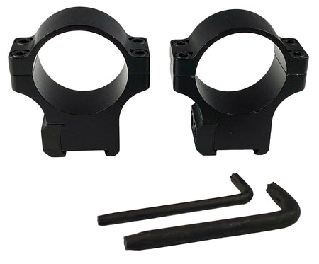 CZ-USA 40089 CZ 527 30mm Medium Aluminum Scope Rings Black