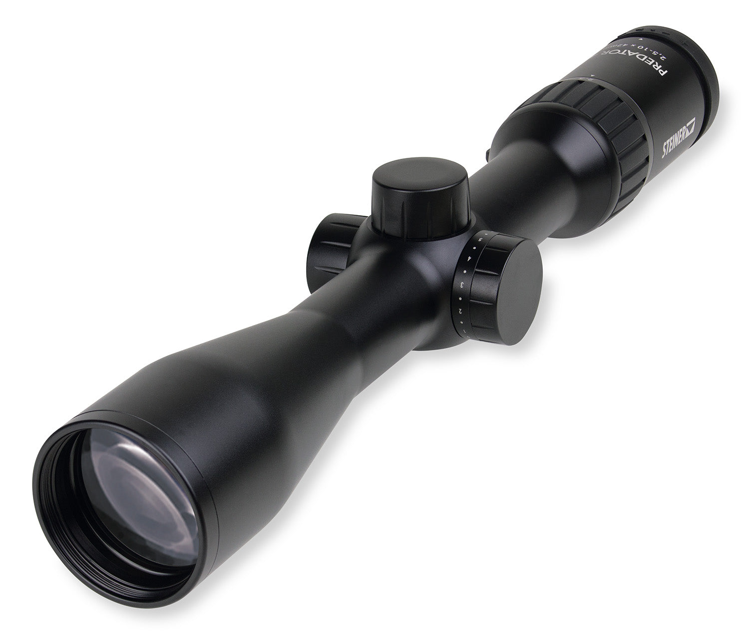 Steiner 8770 Predator 4 2.5-10x42mm Illuminated E3 Reticle 30mm Tube Black Riflescope