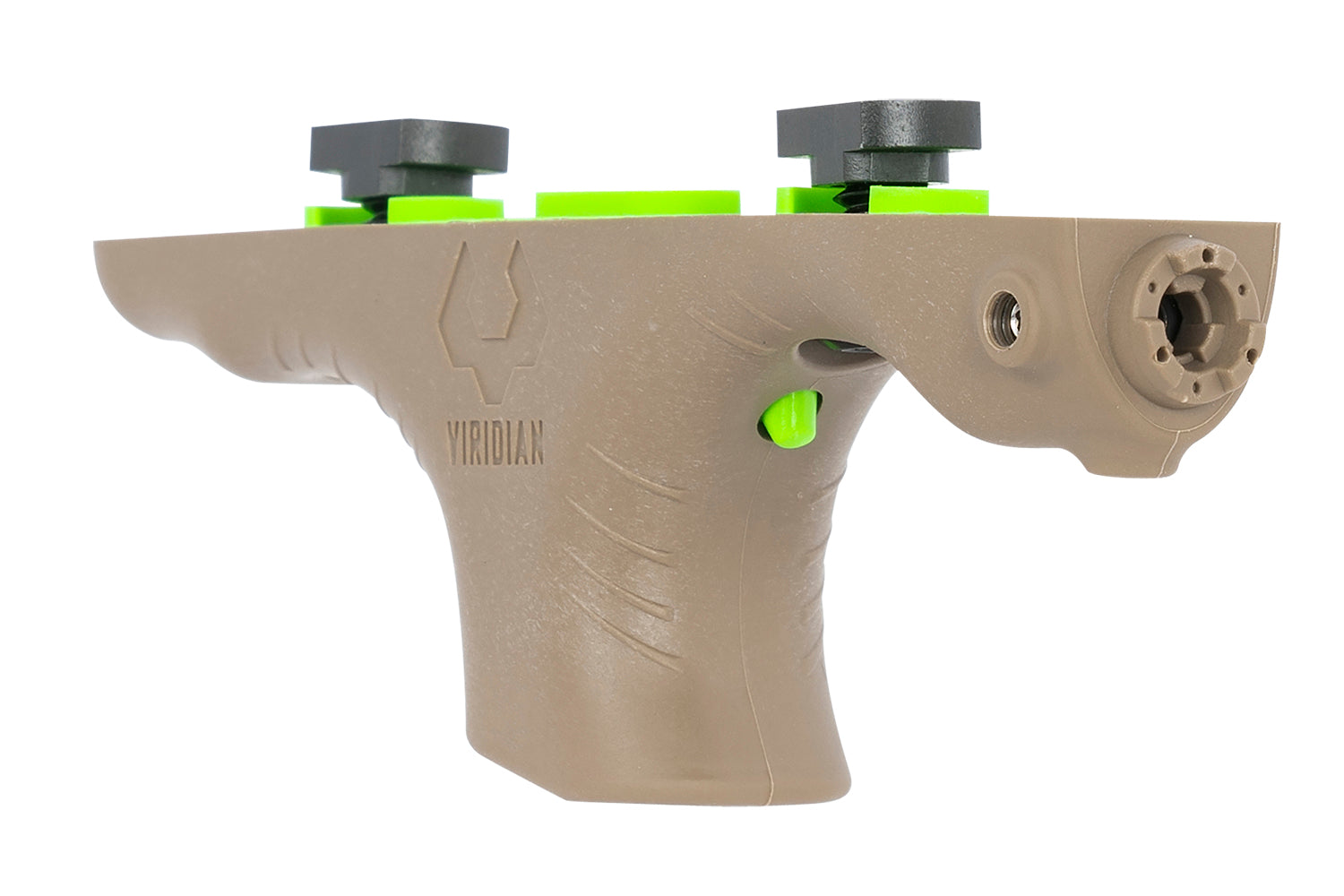 Viridian 9120037 HS1 Flat Dark Earth Green Laser Hand Stop M-Lok Mount for AR-Style Firearms