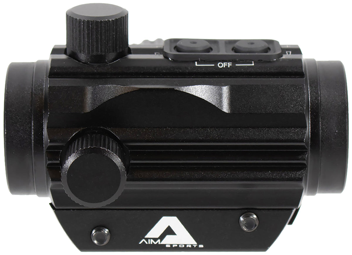 Aim Sports RD120PE Black Anodized 5 MOA Red/Green Dual-Illuminated Micro Dot Sight 1x20mm