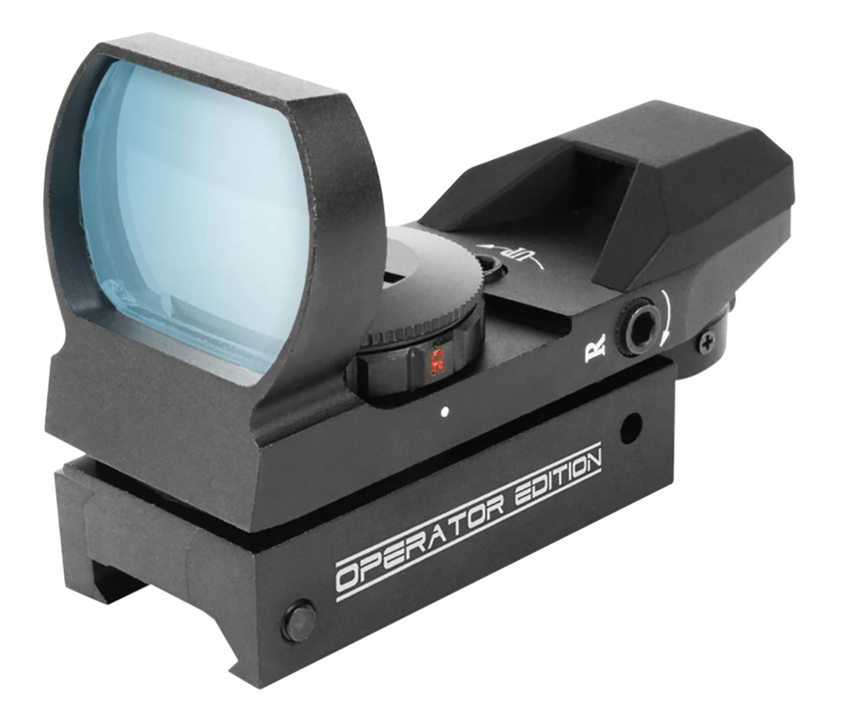 Aim Sports RT40E1 Black Anodized Operator Reflex Sight 1x 24x34mm Dual Illuminated Multi Reticle