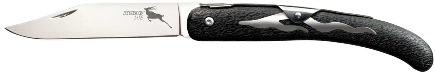 Cold Steel CS20KJ Kudu Lite Folding 4.25" Mirror Polished 5Cr15MoV SS Blade, Woodgrain Zy-Ex Handle Heavy Spring