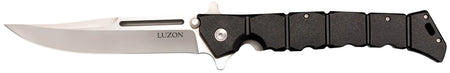 Cold Steel CS20NQX Luzon Large Folding 6" 8Cr13MoV SS Blade, Bamboo-Inspired Black GFN Handle Leaf-Spring Lock Safety