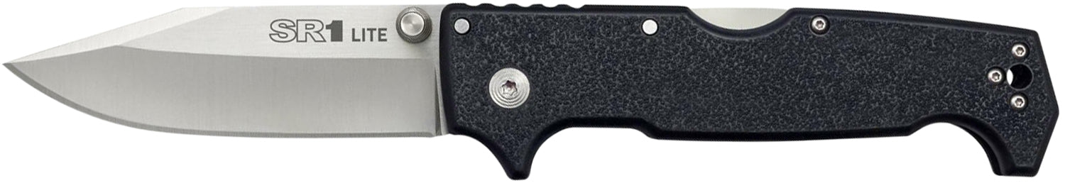 Cold Steel SR1 Lite 4 Inch Clip Point Folder 8Cr13MoV Blade Black Griv-Ex Handle