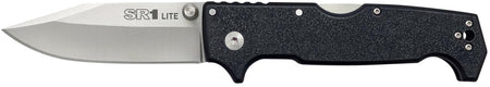 Cold Steel SR1 Lite 4 Inch Clip Point Folder 8Cr13MoV Blade Black Griv-Ex Handle