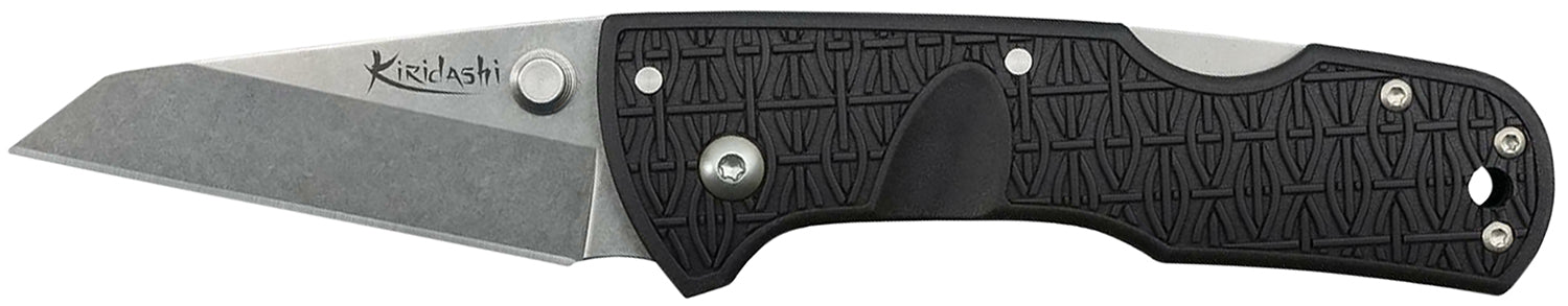 Cold Steel Kiridashi Folder 2.50" Plain Sheepsfoot Blade Griv-Ex Handle Tri-Ad Lock