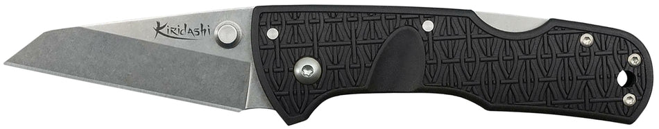 Cold Steel Kiridashi Folder 2.50" Plain Sheepsfoot Blade Griv-Ex Handle Tri-Ad Lock