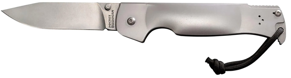 Cold Steel Pocket Bushman 4.50" Folding Camp Knife Stone Washed 4116 Stainless Steel Blade