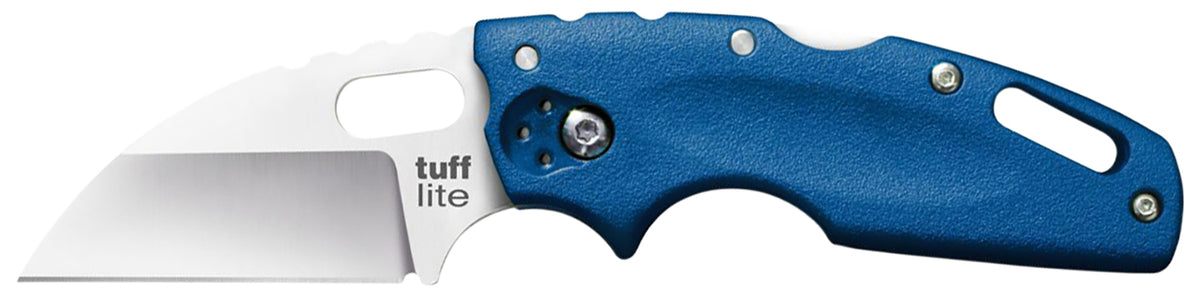 Cold Steel Tuff Lite 2.50" Folding Pocket Knife AUS-8A Stainless Sheepsfoot Blade Blue Handle