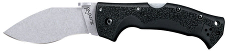 Cold Steel Rajah III 3.50" Folding Pocket Knife AUS-10A Stone Washed Drop Point Blade Black Griv-Ex Handle