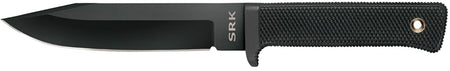 Cold Steel CS49LCK SRK 6" Fixed Blade Tactical Knife Clip Point SK-5 Steel Black Tuff-Ex Finish Kray-Ex Handle