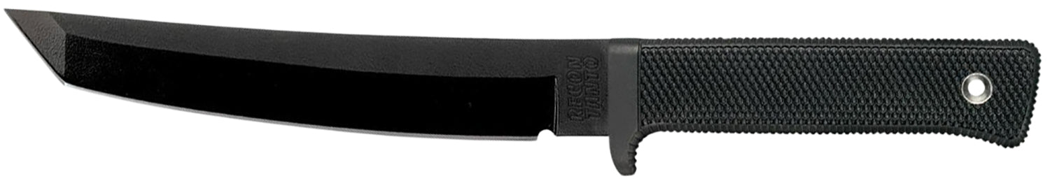 Cold Steel CS49LRT Recon Tanto 7" Fixed Blade Tactical Knife SK-5 Carbon Steel Black Tuff-Ex Kray-Ex Handle