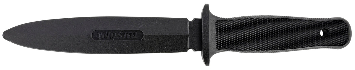 Cold Steel CS92R10D Peace Keeper I 7" Fixed Blade Rubber Training Knife Plain Black Santoprene