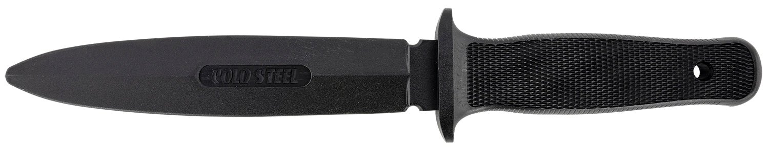 Cold Steel CS92R10D Peace Keeper I 7" Fixed Blade Rubber Training Knife Plain Black Santoprene