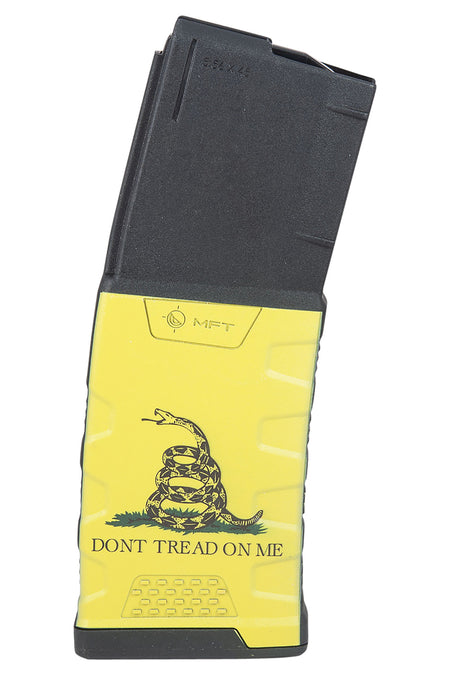 Mission First Tactical 30rd .223/5.56x45mm Extreme Duty AR-15/M4 Magazine – Black Gadsden Flag Polymer