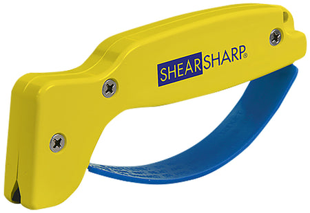 AccuSharp 002C ShearSharp General Purpose Scissors Sharpener Tungsten Carbide Blade Yellow/Blue