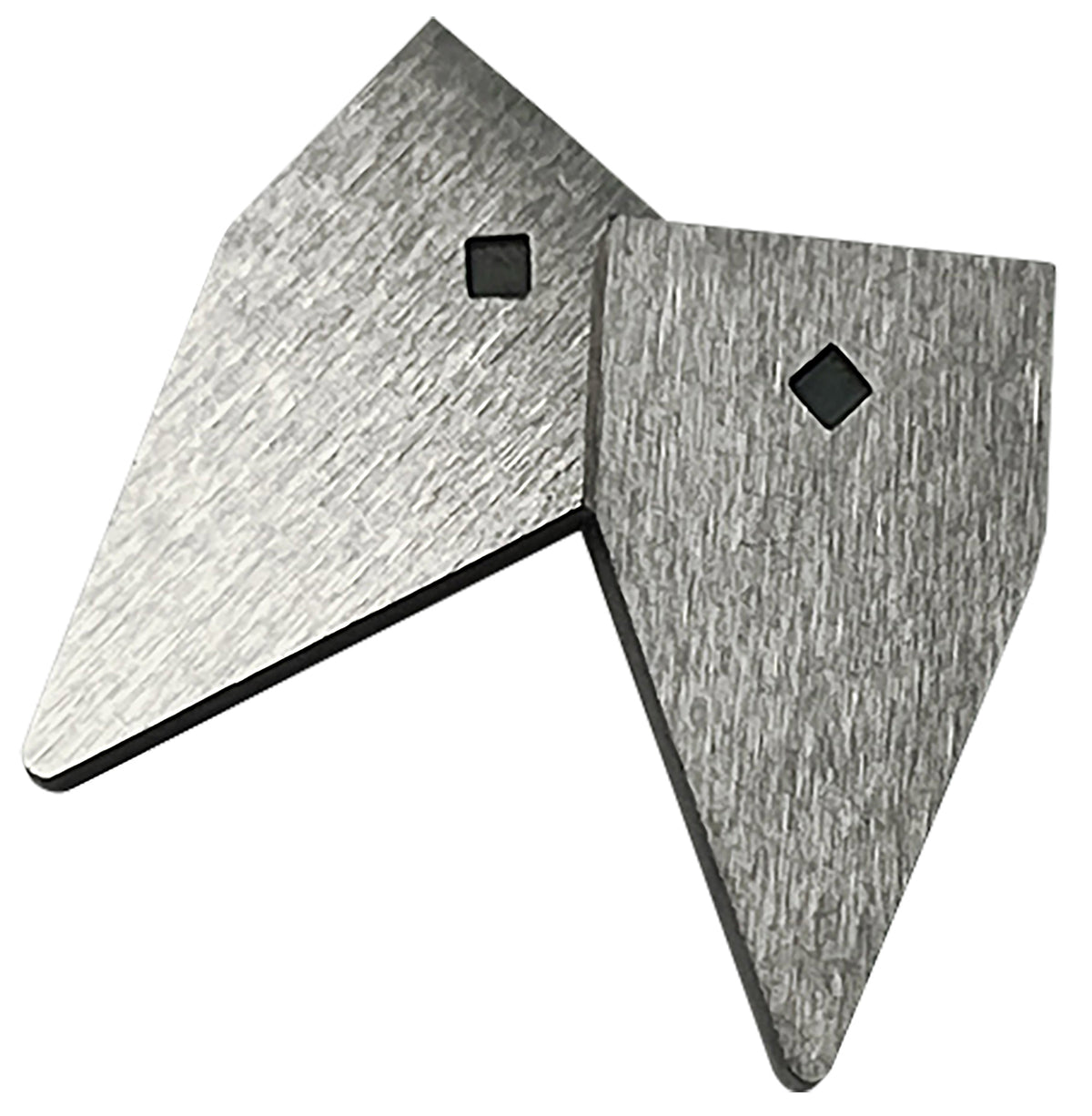AccuSharp 003 Tungsten Carbide Replacement Blades for Knife Sharpeners Gray 2-Blade Pack